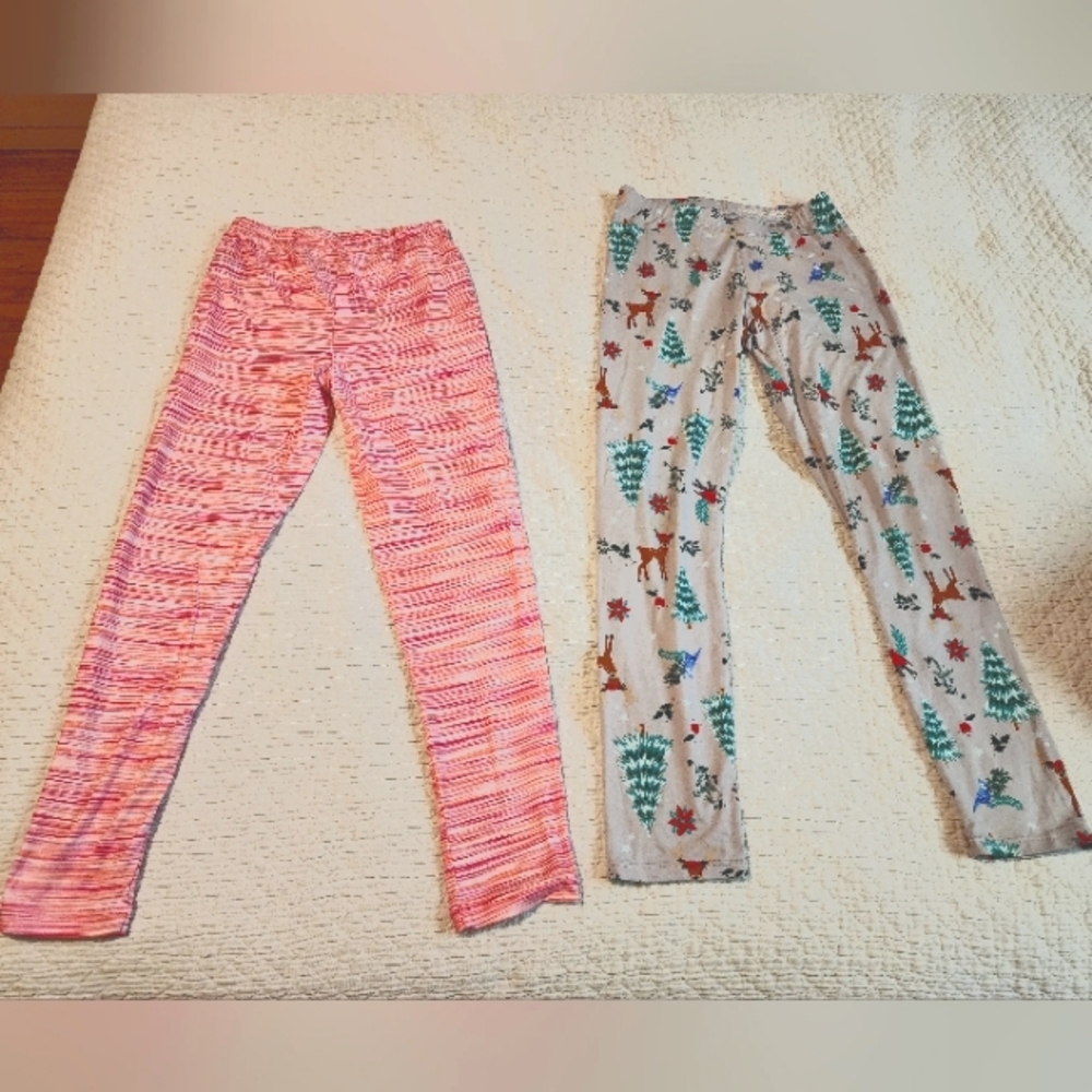 🦌🎄🎁 Holiday Girl's Leggings (Mix and Match)